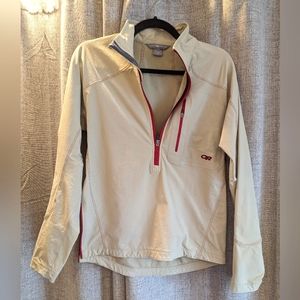 Outdoor Research OR Tech Pullover Lightweight Packable Sport Anorak Jacket